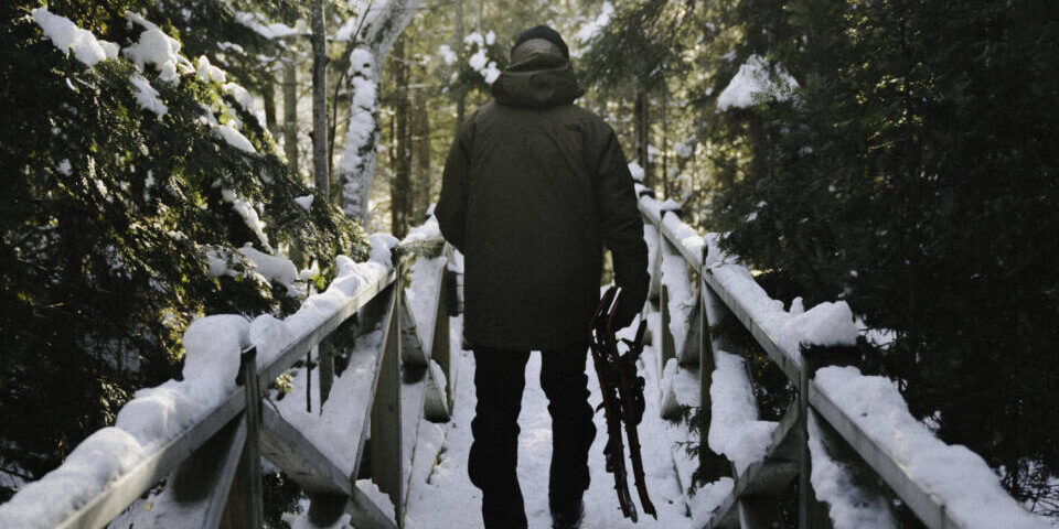 Jouer dehors dans la parc du Bic